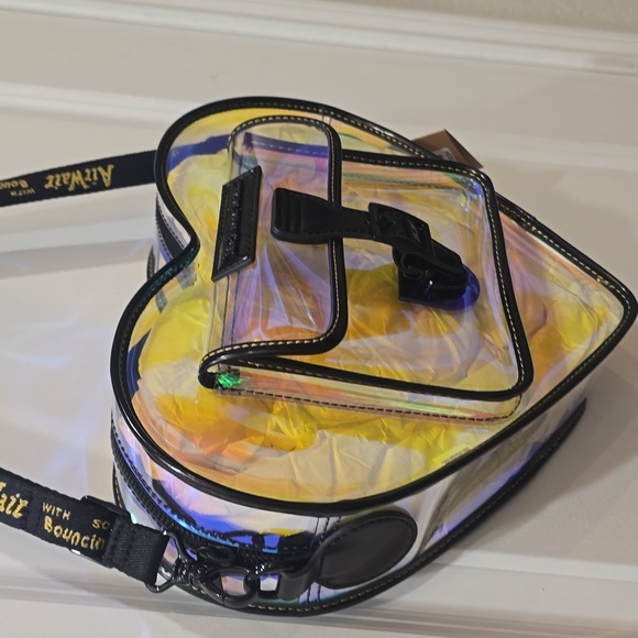 Dr Martens Transparent Heart-Shaped Backpack Crossbody Bag - Picture 13 of 16
